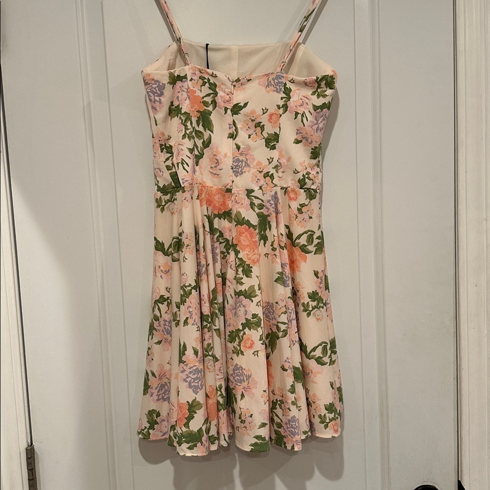 NWT Zara Mini Floral Spaghetti Strap Dress Blogger Favorite Sz XS - Picture 12 of 13